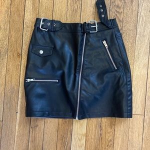 Leather skirt